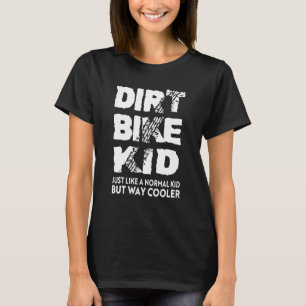 Dirt Bike Kind Motocross Riding Boys Racing T-shirt