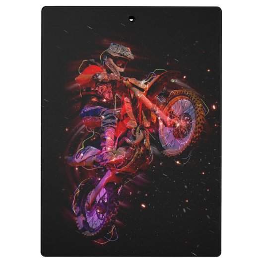 Dirt Bike Klembord (Achterkant)