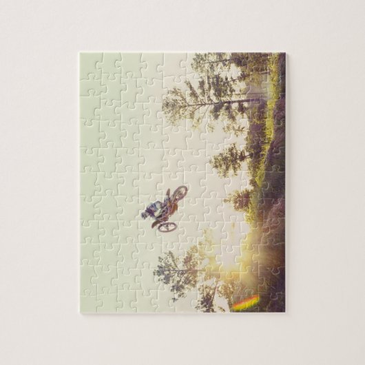 Dirt Bike Legpuzzel (Verticaal)
