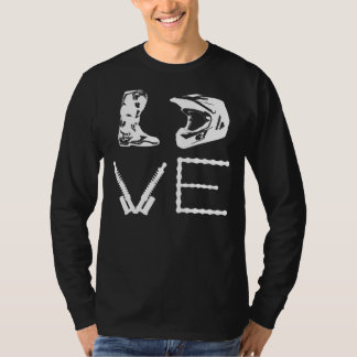 DIRT BIKE LOVE Bike Motocross Enduro T-shirt