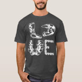 Dirt Bike Love Motorfiets Motorcross Grappig vuil T-shirt (Voorkant)