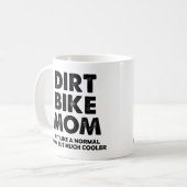 Dirt Bike Ma Funny Motocross Mok of Travel Mug (Voorkant links)