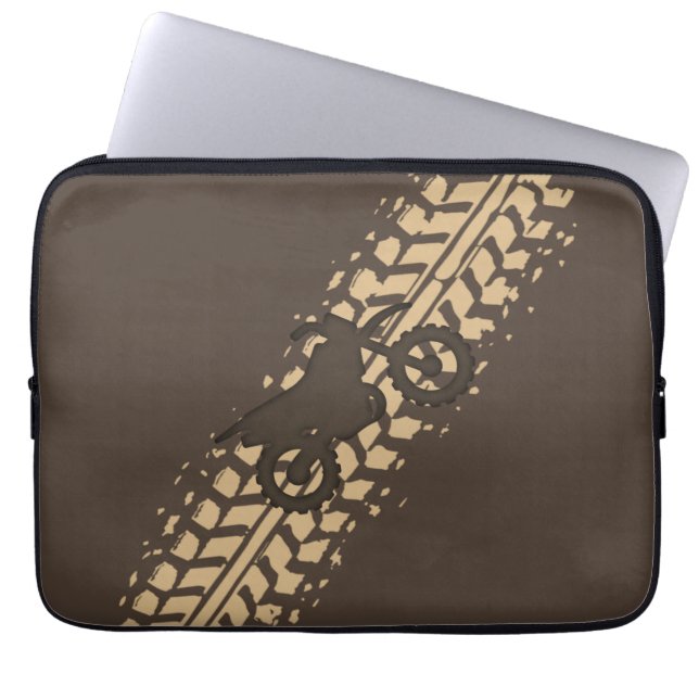 Dirt Bike Modder Laptop Sleeve (Voorkant)