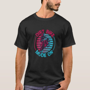 Dirt Bike Mode Op Race Wedstrijden Motorcross T-shirt