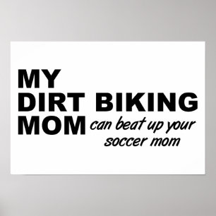 Dirt Bike Moeder Grappige Poster