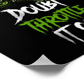 Dirt Bike Motocross als het in twijfel getrokken w Poster (Hoek)