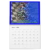 Dirt Bike Motocross Calendar . Kalender (Mar 2026)