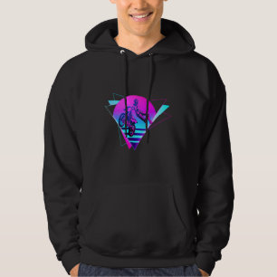 Dirt Bike Motocross Dirt Bike Vaporwave Hoodie