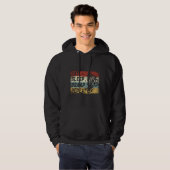 Dirt Bike Motocross Eat Sleep Braap Herhaal  Hoodie (Voorkant volledig)