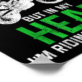 Dirt Bike Motocross Enduro Funny Quote Motorcycle  Poster (Hoek)