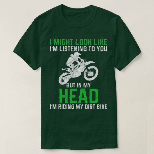 Dirt Bike Motocross Enduro Funny Quote T-shirt (Design voorkant)