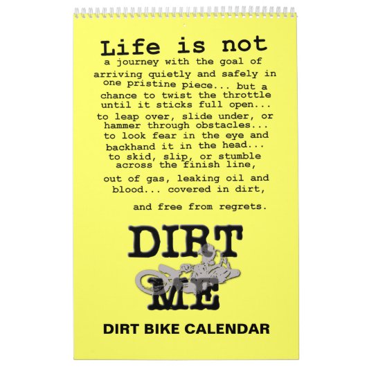 Dirt Bike Motocross Kalender (Hoes)