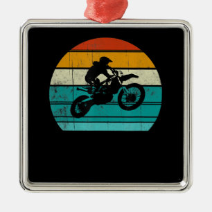 Dirt Bike Motocross-motorfiets Gift voor mannen Metalen Ornament