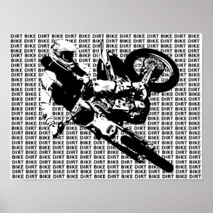 Dirt Bike Motocross-Poster Poster
