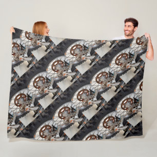 Dirt Bike Motorbike Cog, Lge Fleece Blanket