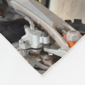 Dirt Bike Motorbike Cog, Lge Fleece Blanket (Hoek)