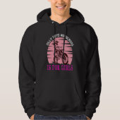 Dirt Bike Motorbike Racing Motocross Girl Citaat 1 Hoodie (Voorkant)