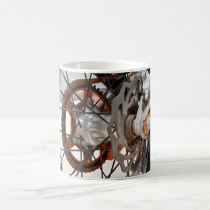 Dirt Bike Motorbike Wheel Cog, koffie-Mok Koffiemok