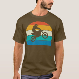 Dirt Bike Motorcross Gift Retro Vintage T-shirt