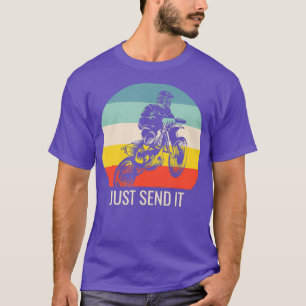 Dirt Bike Motorcross Gift Stuur gewoon T-shirt