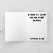 Dirt Bike Motorcross Krijg Goed Crash Kaart (Binnen)