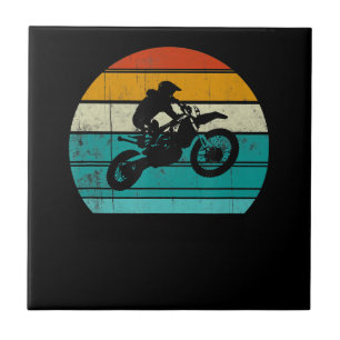 Dirt Bike Motorcycle - cadeau voor mannen Tegeltje