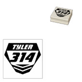 Dirt Bike Motorcycle Racing Front Number Bord Rubberstempel (Gestempeld)