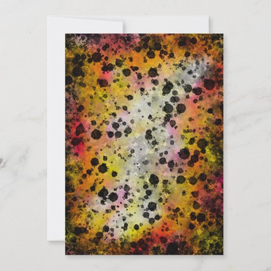 Dirt Bike/Motorfiets Verjaardag Uitnodiging (Achterkant)