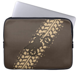 Dirt Bike Mud Laptop Sleeve