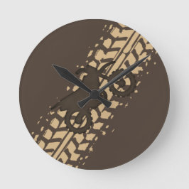 Dirt Bike Mud Ronde Klok