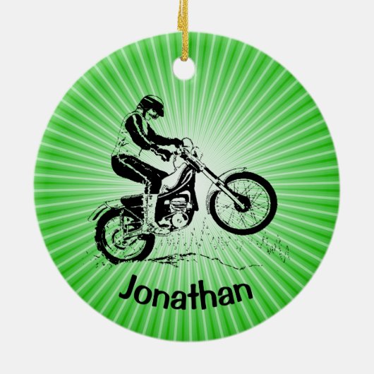 Dirt Bike Ornament (Achterkant)