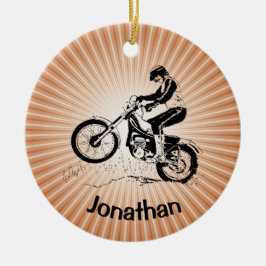 Dirt Bike Ornament
