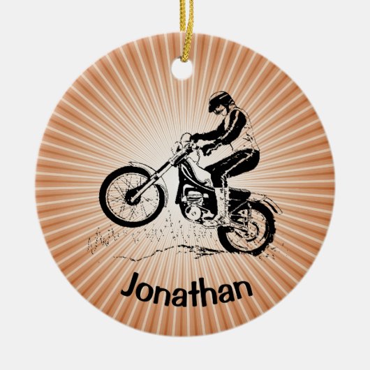 Dirt Bike Ornament (Voorkant)