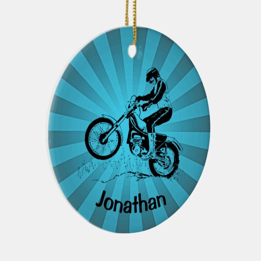 Dirt Bike Ornament (Rechts)