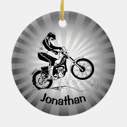 Dirt Bike Ornament (Achterkant)