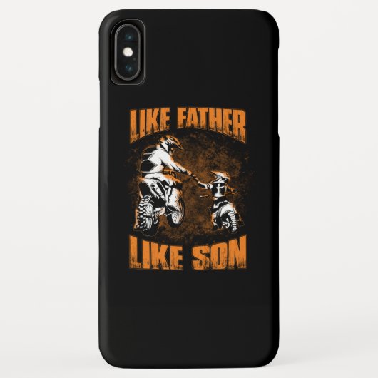 Dirt Bike Papa FD Zwart Case-Mate iPhone Case (Achterkant)