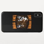 Dirt Bike Papa FD Zwart Case-Mate iPhone Case (Achterkant (horizontaal))