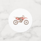 Dirt Bike party confetti (Kleine voorkant)