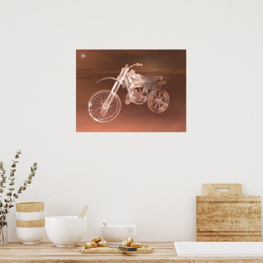Dirt Bike Poster (Keuken)