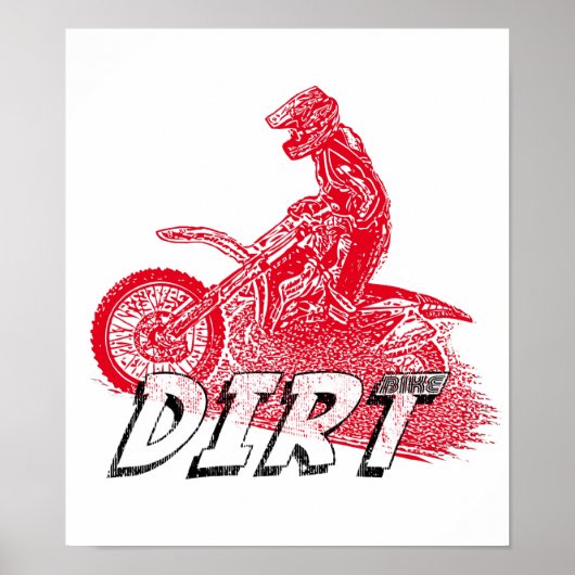 Dirt bike poster (Voorkant)