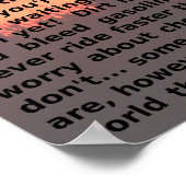 Dirt Bike Quote Poster 001 (Hoek)