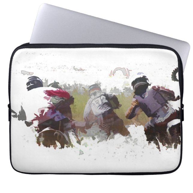 Dirt bike Racers Laptop Sleeve (Voorkant)