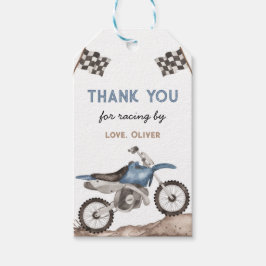 Dirt Bike, Racing Bike, Motocross Cadeaubijslage Cadeaulabel