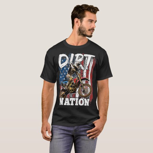 Dirt Bike Racing Off Road Motocross Racing Gift T-shirt (Voorkant volledig)