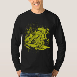 Dirt Bike Rider Big Air Gift Design Ideaal voor Ri T-shirt