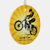 Dirt Bike Rider Ornament (Rechts)