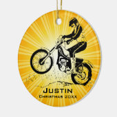 Dirt Bike Rider Ornament (Links)
