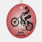 Dirt Bike Rider Ornament (Links)