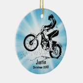 Dirt Bike Rider Ornament (Rechts)