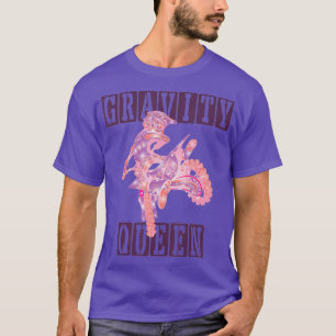 Dirt Bike Rider Zwaartekracht Check Motorcross Que T-shirt